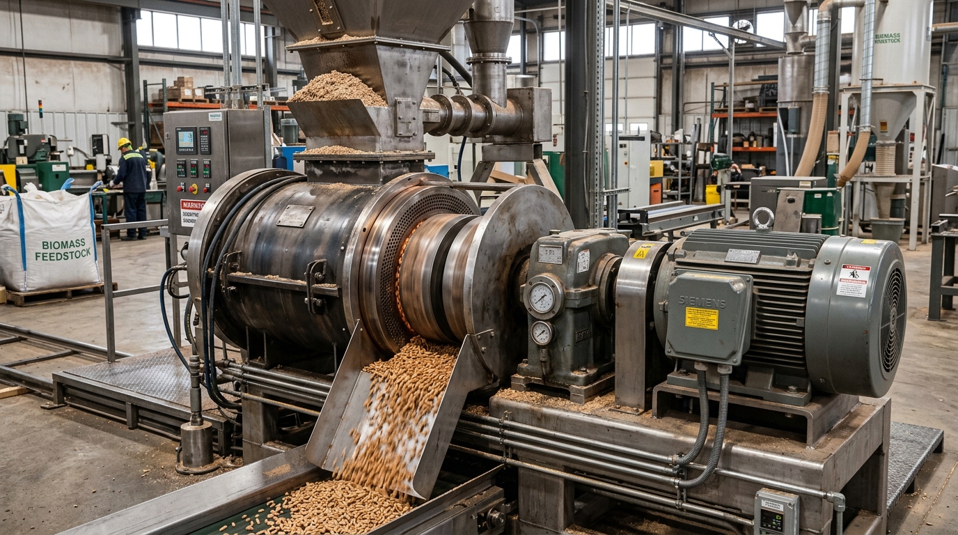 Biomass RING DIE PELLET MACHINE